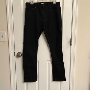 Old Navy Black Slim Built-in Flex Denim Jeans Cotton-blend 31 Waist 30 Length